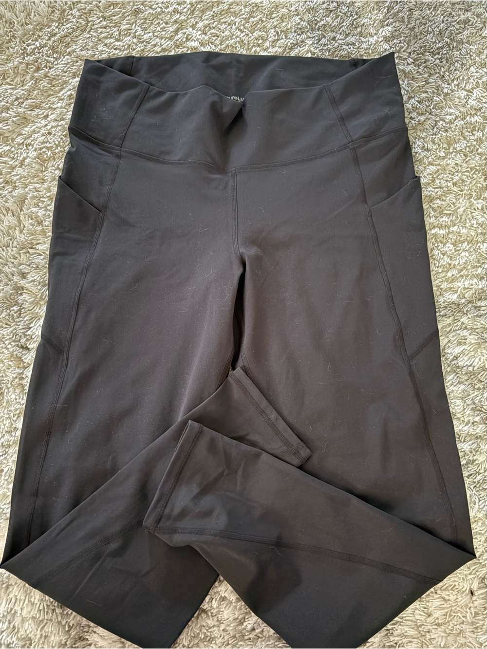 High-Rise Black Women's Active Leggings